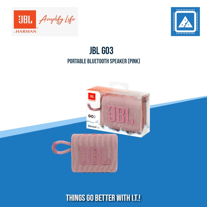 JBL GO3 PORTABLE BLUETOOTH SPEAKERS JBL GO3 PORTABLE BLUETOOTH SPEAKERS